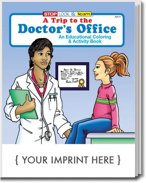 CS0370 A Trip To the Doctor's Office Coloring and Activity BOOK with C